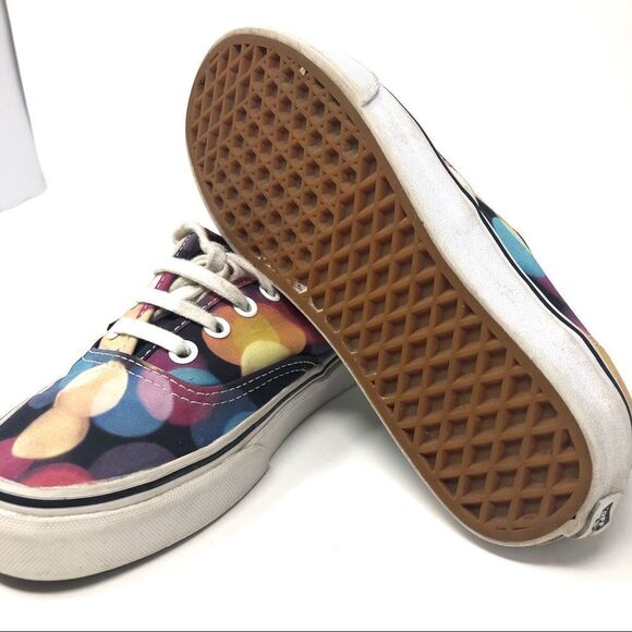 Vans Flashing Lights Authentic Lace Up Sneakers Size 5.5 - Picture 9 of 10